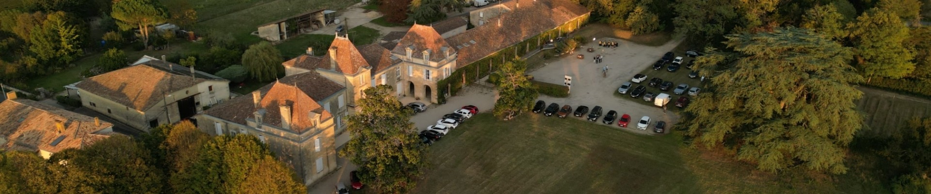 Le domaine de Beauséjour vu du ciel