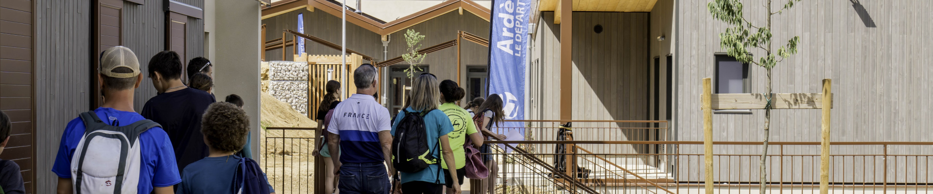 Exterieur du Espace Découvertes Ardèche