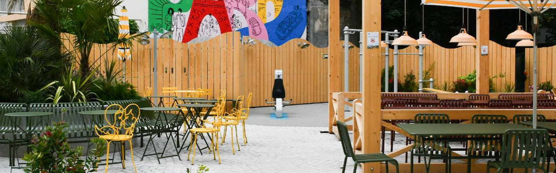 Vue de la Terrasse au FIAP Paris