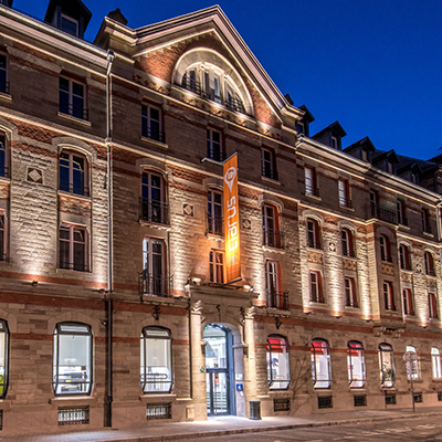 Façade Ciarus de nuit