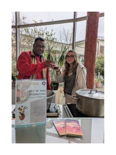 équipe du CIS Lyon pendant la fête de lumieres 