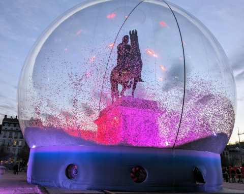 Sphere fete de lumieres à Lyon 