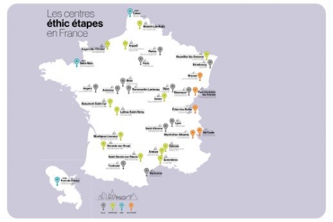 Carte des etrablissements éthic étapes